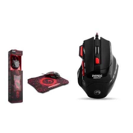 Everest SGM-X7 Makrolu Ergonomik Optik Kablolu Oyuncu Mouse-Mouse Pad - 2