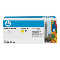 Hp 124A-Q6002A Sarı Orijinal Toner- Mavi Kutu - HP