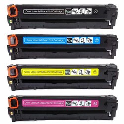 Hp 125A-CB540A-CB541A-CB542A-CB543A Muadil Toner Seti - 2