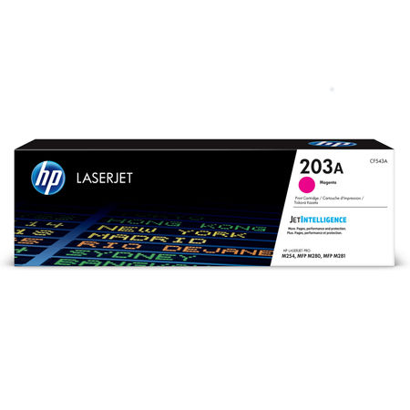 Hp 203A-CF543A Kırmızı Orjinal Toner - 1