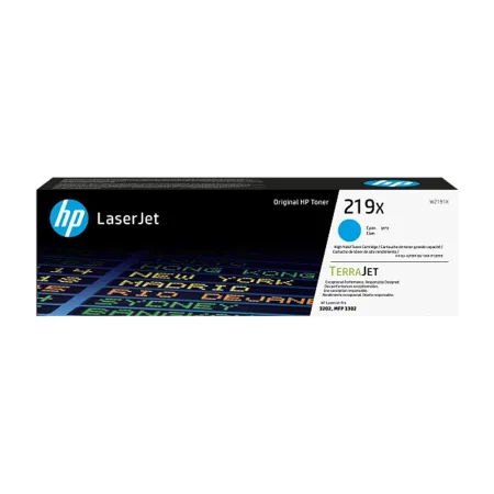 HP 219X W2191X Mavi Yüksek Kapasiteli Orijinal Toner - 1