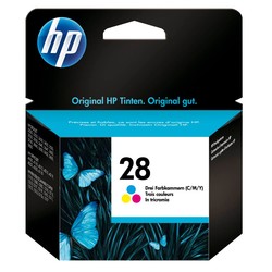 Hp 28-C8728A Renkli Orjinal Kartuş - 1