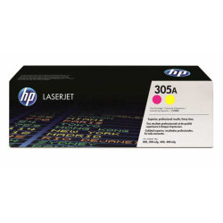 Hp 305A-CF370AM (Kırmızı- Sarı) Orijinal Renkli Toner Paketi - Hp