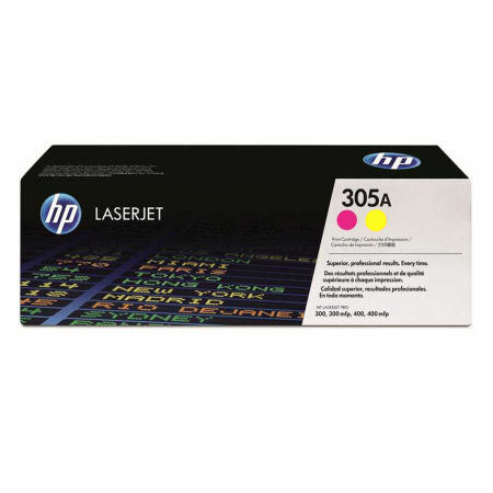 Hp 305A-CF370AM (Kırmızı- Sarı) Orijinal Renkli Toner Paketi - 1