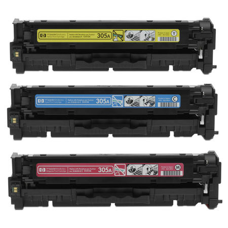 Hp 305A-CF370AM Orjinal Renkli Toner Ekonomik Paket - 2