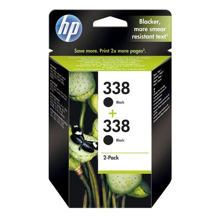 Hp 338-CB331EE Siyah Orjinal Kartuş 2Li Paket - 1