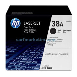 Hp 38A-Q1338D Orijinal Toner İkili Paket- C Grade - Hp