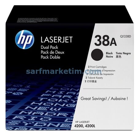 Hp 38A-Q1338D Orjinal Toner İkili Paket - 1