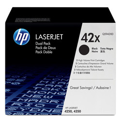 Hp 42X-Q5942XD Orjinal Toner Yüksek Kapasiteli İkili Paket - HP