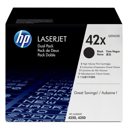 Hp 42X-Q5942XD Orjinal Toner Yüksek Kapasiteli İkili Paket - 1