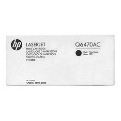 Hp 501A-Q6470AC Siyah Orjinal Toner - 1