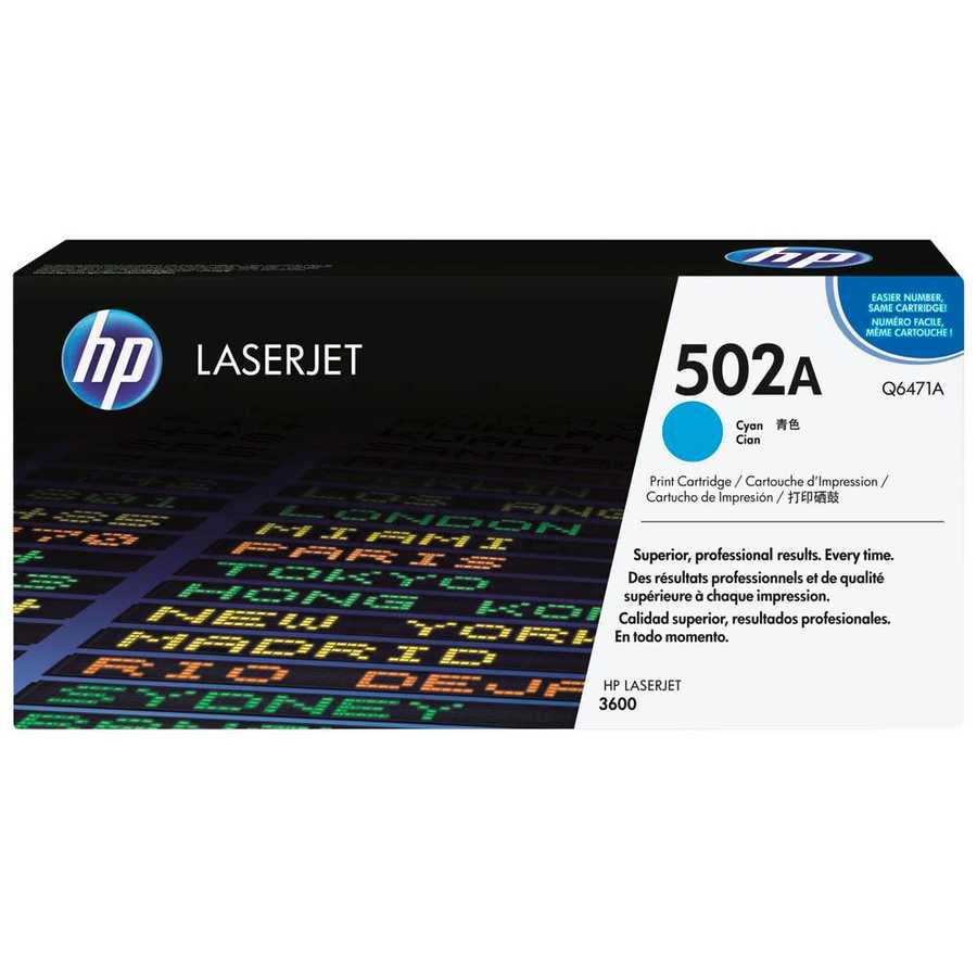 Hp 502A-Q6471A Mavi Orijinal Toner
