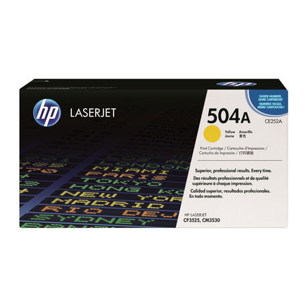 Hp 504A-CE252A Sarı Orjinal Toner - 1