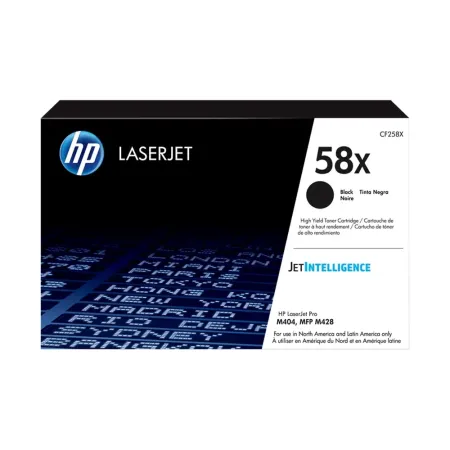 HP 58X CF258X Siyah Yüksek Kapasiteli Orijinal Toner - 1