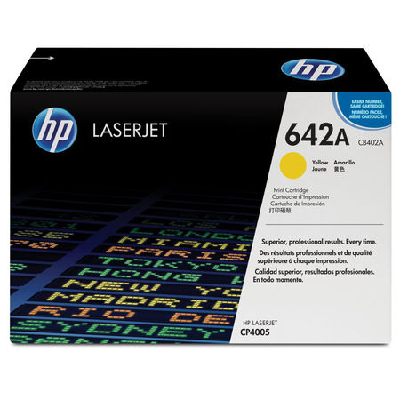 Hp 642A-CB402A Sarı Orjinal Toner - 1