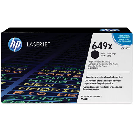 Hp 649X-CE260X Siyah Orjinal Toner Yüksek Kapasiteli - 1