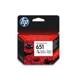 Hp 651-C2P11AE Renkli Orjinal Kartuş - HP