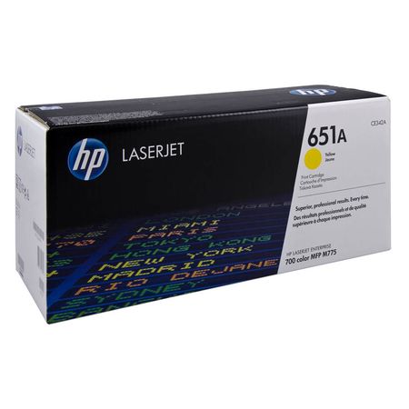 Hp 651A-CE342A Sarı Orjinal Toner - 1