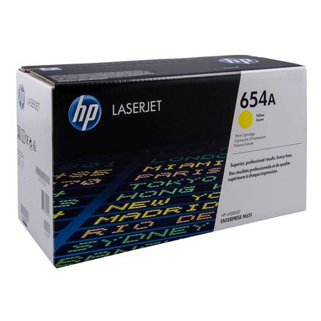 Hp 654A-CF332A Sarı Orjinal Toner - 1