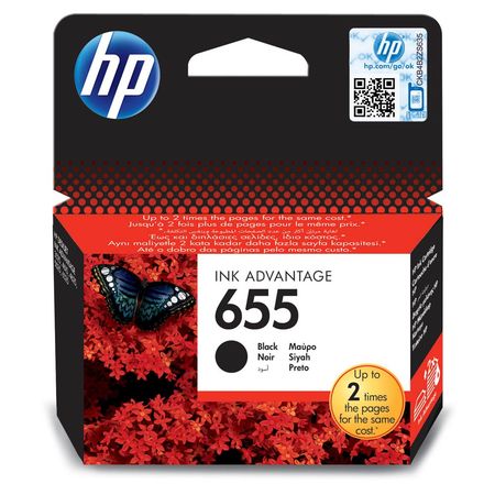 Hp 655-CZ109AE Siyah Orjinal Kartuş - 1