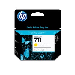 Hp 711-CZ136A Sarı Orjinal Kartuş 3Lü Paket - 1