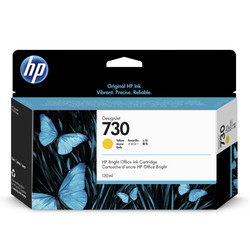 Hp 730-P2V64A Sarı Orjinal Kartuş - 1