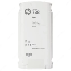 Hp 738-498N5A Mavi Muadil Kartuş - 2