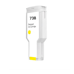 HP 738-676M8A Sarı Muadil Yüksek Kapasiteli Kartuş - 2