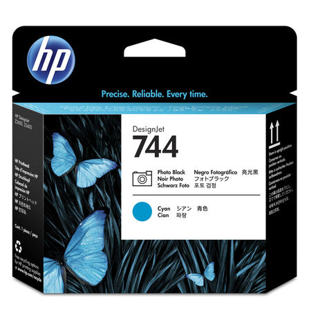 Hp 744-F9J86A Foto Siyah-Mavi Orjinal Baskı Kafası - 1