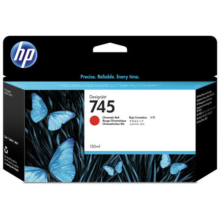 Hp 745-F9K00A Kromatik Kırmızı Orjinal Kartuş - 1