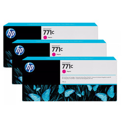 Hp 771c-B6Y33A Kırmızı Orjinal Kartuş 3Lü Paket - HP