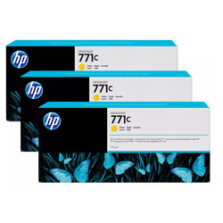 Hp 771c-B6Y34A Sarı Orjinal Kartuş 3Lü Paket - HP