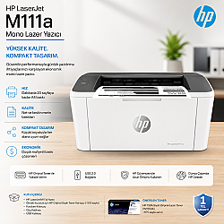 HP LaserJet 7Md67A M111A Mono Lazer Yazıcı - 2