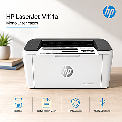 HP LaserJet 7Md67A M111A Mono Lazer Yazıcı - 1