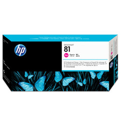 Hp 81-C4952A Orjinal Kırmızı Baskı Kafası ve Kafa Temizleyici - HP