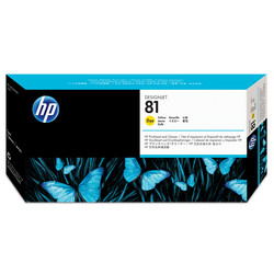 Hp 81-C4953A Orjinal Sarı Baskı Kafası ve Kafa Temizleyici - HP