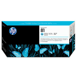 Hp 81-C4954A Orjinal Açık Mavi Baskı Kafası ve Kafa Temizleyici - 1