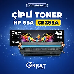 HP 85A CE285A Siyah Muadil Toner - Great