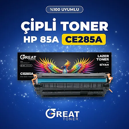 HP 85A CE285A Black Compatible Toner - 1