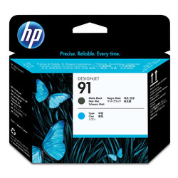 Hp 91-C9460A Orjinal Mat Siyah Ve Mavi Baskı Kafası - HP