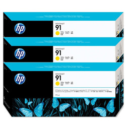 Hp 91-C9485A Sarı Orjinal Kartuş 3Lü Paket - HP