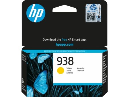 HP 938/4S6X7PE Sarı Orijinal Mürekkep Kartuş - 1