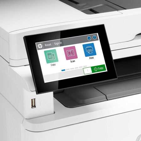 HP LaserJet Enterprise MFP M430f Black and White Multifunction Laser Printer- 3PZ55A - 4