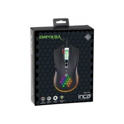 Inca IMG-347 Empousa RGB Siyah Mouse - INCA