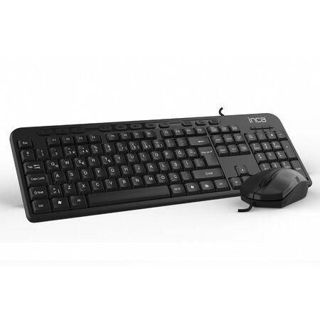 Inca IMK-375T USB Q Trk Optic Mouse Siyah Standart Klavye - Mouse Set - 3
