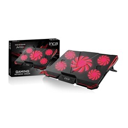 Inca INC-611 GMS Arrax Gaming 5x Fan 6 Kademeli 2xUSB Notebook Soğutucu - 1