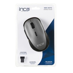 INCA - Inca IWM-395TG Gri Renk Kablosuz 1600DPI Mouse