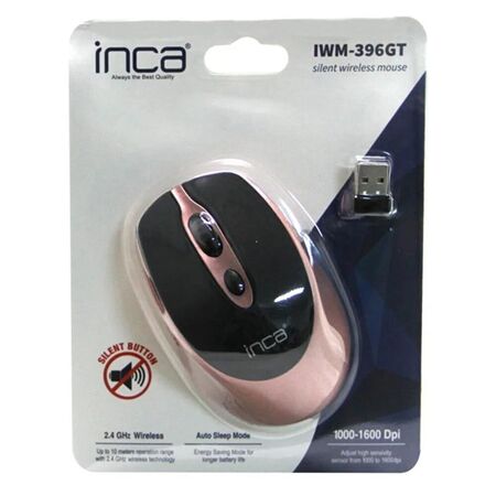 Inca IWM-396GT Rose Gold Wireless Mouse 1600Dpi - 1