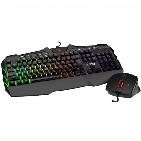 Inca Ruthless IKG-310 Rainbow Effect Oyuncu Gaming Klavye + Mouse Seti - 2