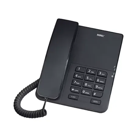 Karel Tm140 Analog Masaüstü Siyah Kablolu Telefon - 1